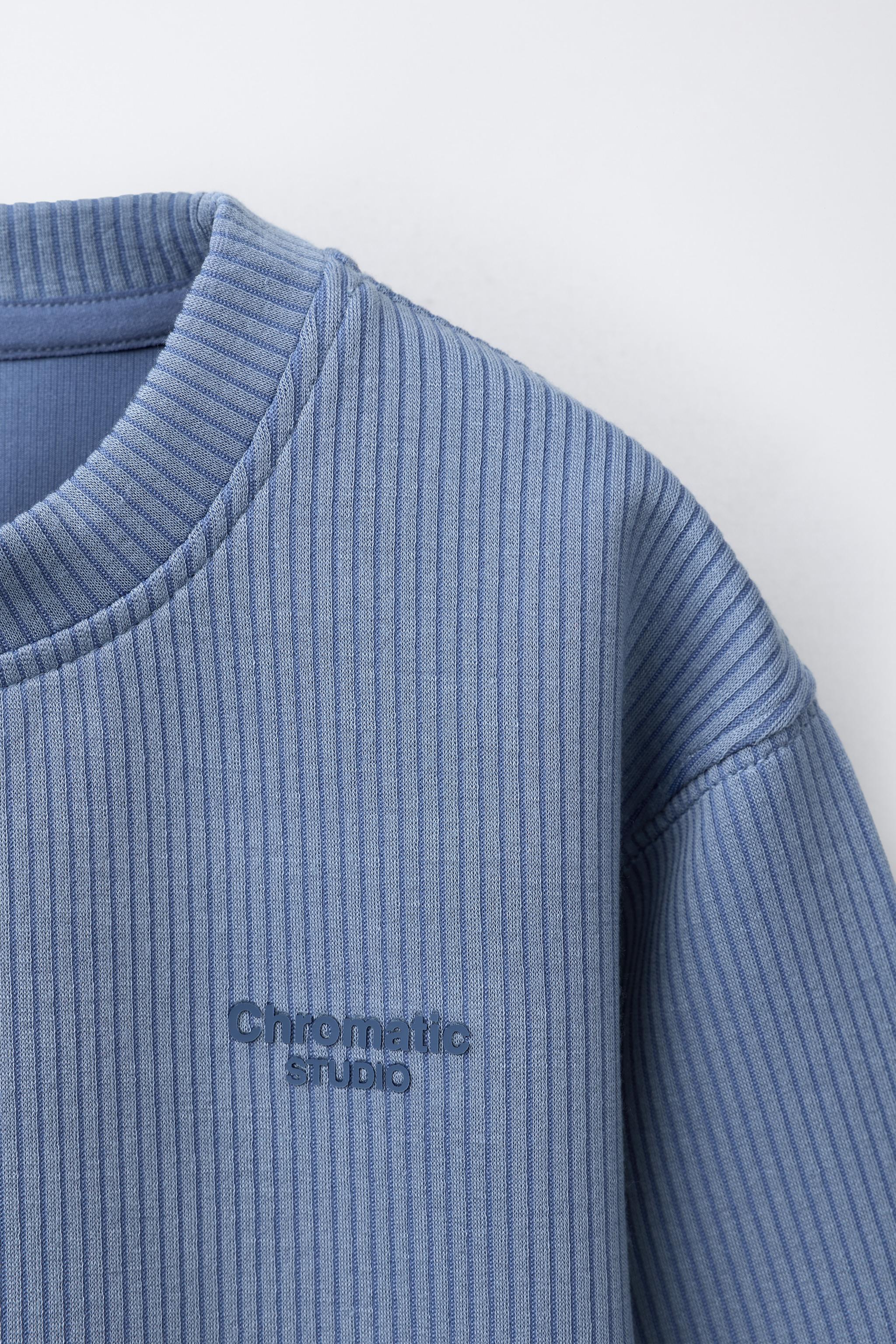SWEAT CÔTELÉ AVEC MODAL